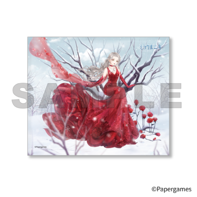 マイクロファイバークロス氷雪の薔薇