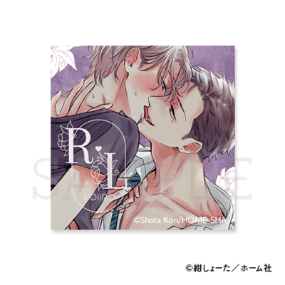 ホログラム缶バッジ［龍二×レオ］［1］