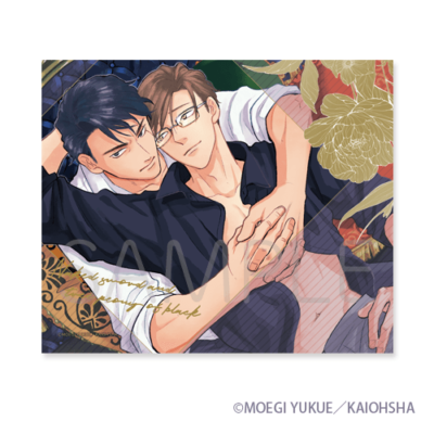 マイクロファイバークロス［白刃と黒牡丹］